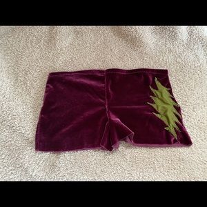 Grateful Dead velvet bootie shorts (handmade)